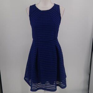 Massimo Women's Blue Fit and Flare Dress Size Small